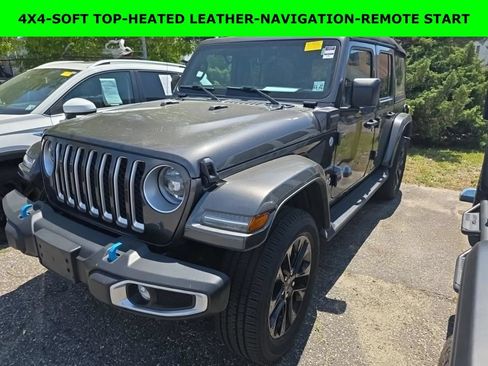 Used 2023 Jeep Wrangler Unlimited Sahara w/ Cold Weather Group AWD/4WD image 1
