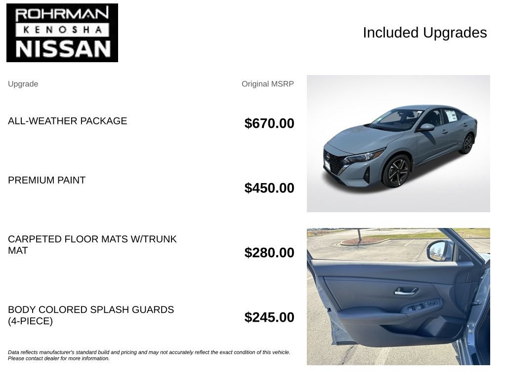 Used 2025 Nissan Sentra SV w/ All-Weather Package FWD image 4