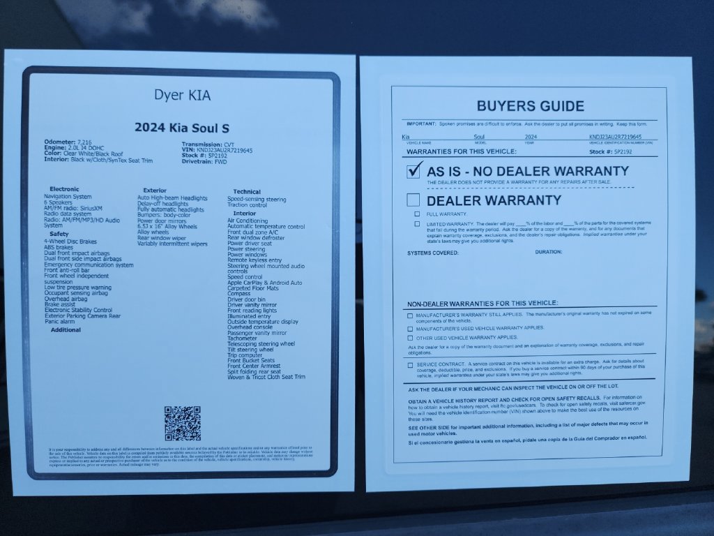 Certified 2024 Kia Soul S FWD image 23