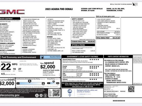 Used 2023 GMC Acadia Denali w/ Denali Ultimate Package image 33