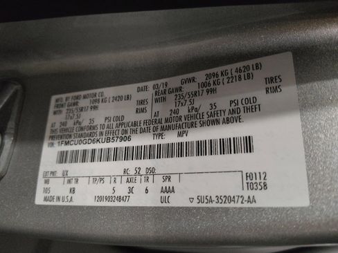Used 2019 Ford Escape SE FWD image 33