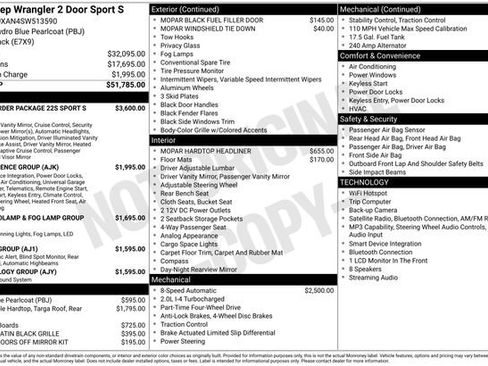 Used 2025 Jeep Wrangler Sport AWD/4WD image 21