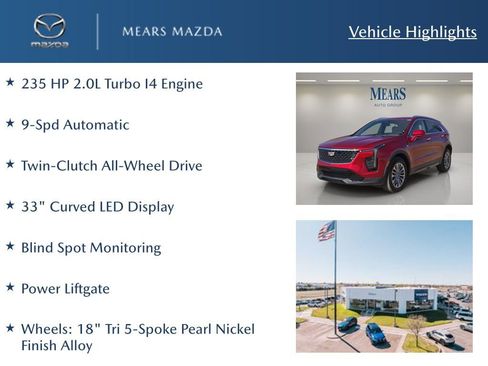 Used 2024 Cadillac XT4 Premium Luxury image 2