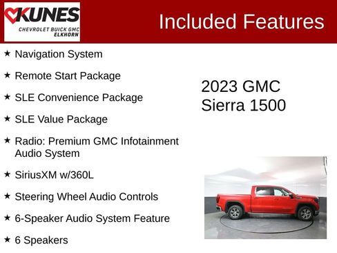 Used 2023 GMC Sierra 1500 SLE AWD/4WD image 3