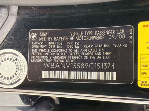 Used 2009 BMW 528i xDrive Sedan AWD/4WD image 26