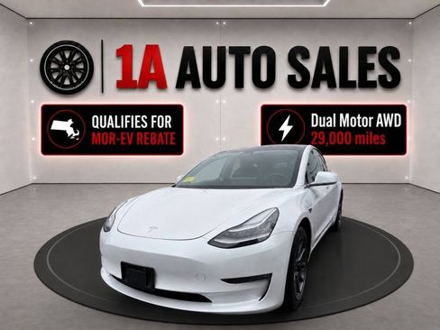 Used 2020 Tesla Model 3 Long Range AWD/4WD image 1