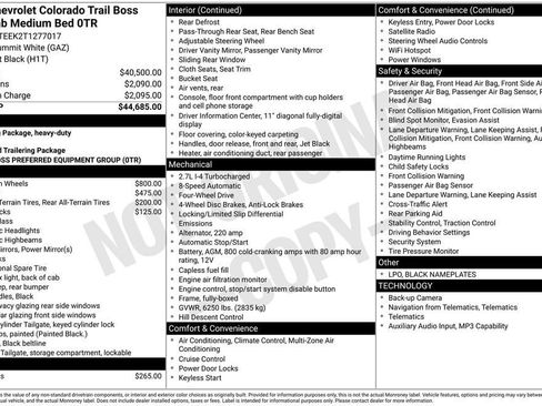 New 2026 Chevrolet Colorado Trail Boss AWD/4WD image 11