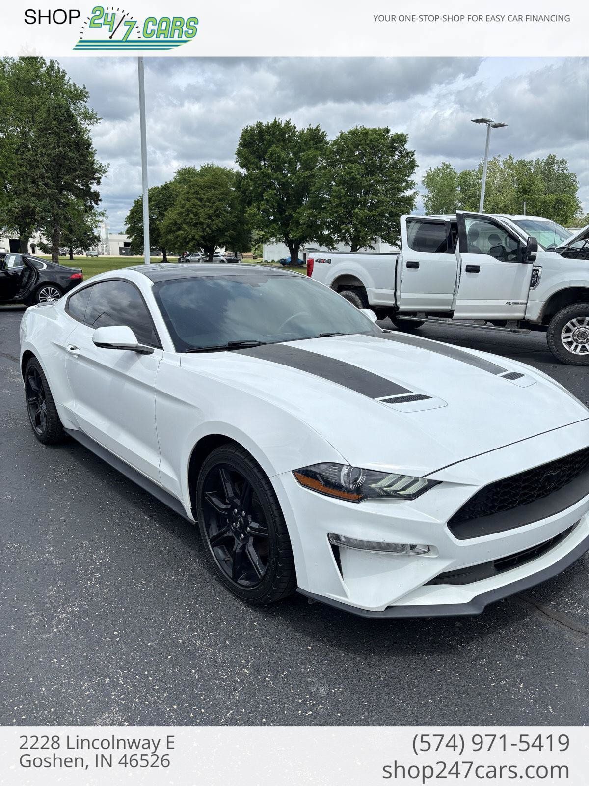Used 2019 Ford Mustang Premium w/ Black Accent Package RWD image 1