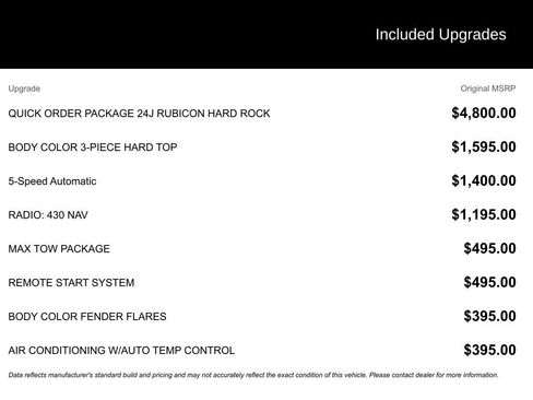 Certified 2017 Jeep Wrangler Unlimited Rubicon AWD/4WD image 6