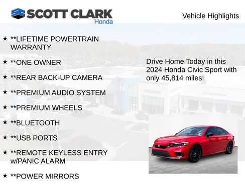 Used 2024 Honda Civic Sport image 11