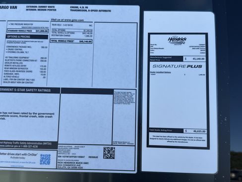 New 2025 GMC Savana 2500 w/ Driver Convenience Package image 37