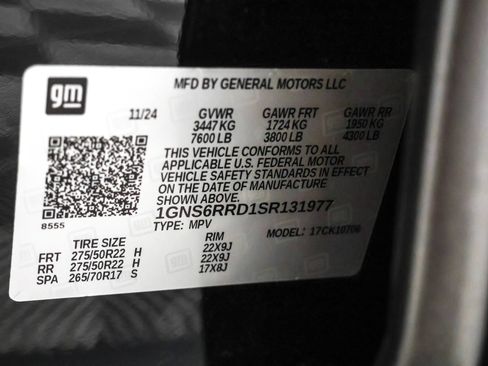 Used 2025 Chevrolet Tahoe RST w/ Comfort Package AWD/4WD image 54