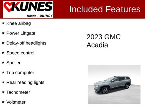 Used 2023 GMC Acadia SLT image 3