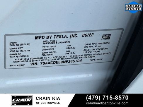 Used 2022 Tesla Model X image 34