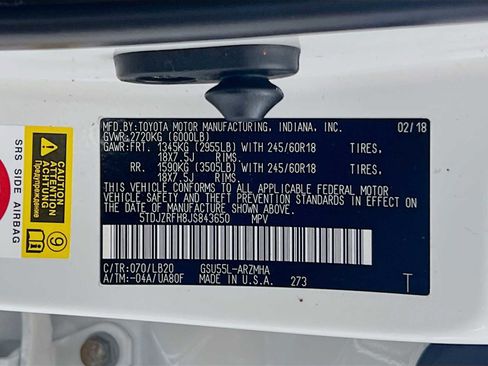 Used 2018 Toyota Highlander XLE image 35