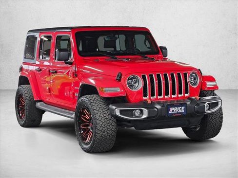 Used 2021 Jeep Wrangler Unlimited Sahara w/ Cold Weather Group image 3