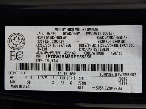 Used 2024 Ford F250 Lariat w/ Tremor Off-Road Package AWD/4WD image 83