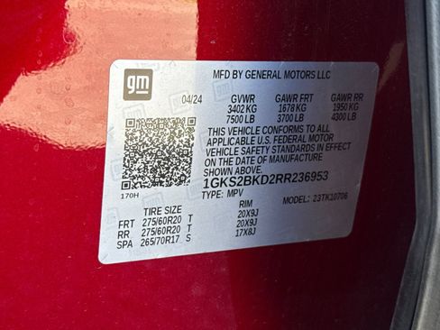 Used 2024 GMC Yukon SLT AWD/4WD image 54