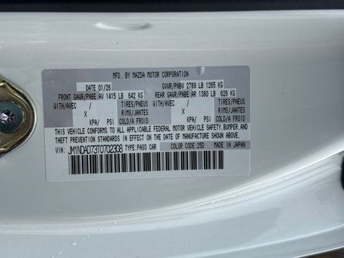 New 2026 MAZDA MX-5 Miata Grand Touring RWD image 15