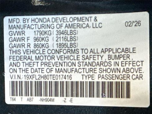 New 2026 Honda Civic Sport image 21