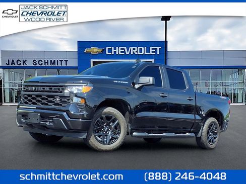 Used 2025 Chevrolet Silverado 1500 Custom w/ LPO, Dark Essentials Package AWD/4WD image 1