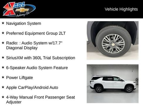 New 2026 Chevrolet Traverse LT AWD/4WD image 3