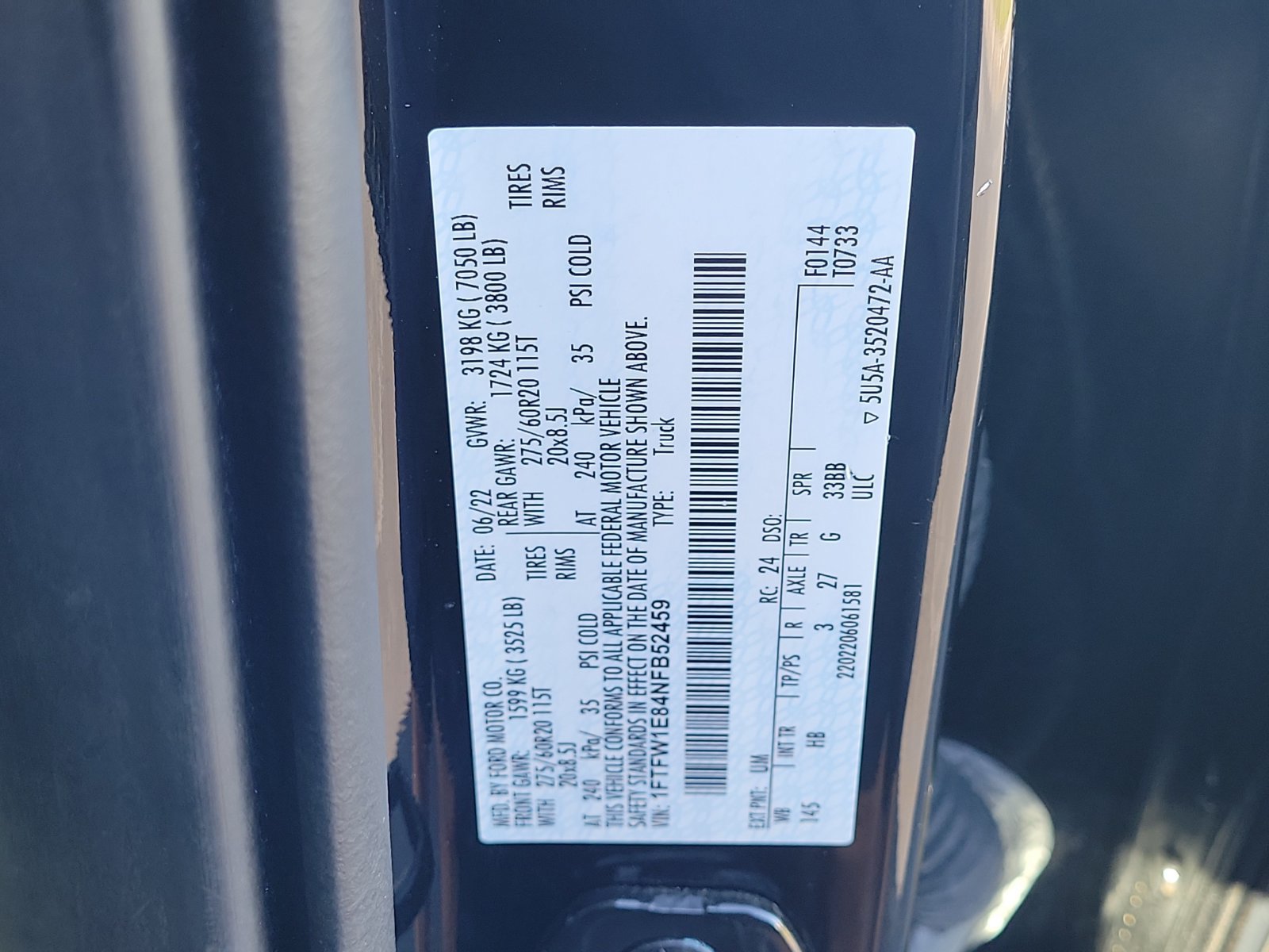 Certified 2022 Ford F150 4x4 SuperCrew image 32