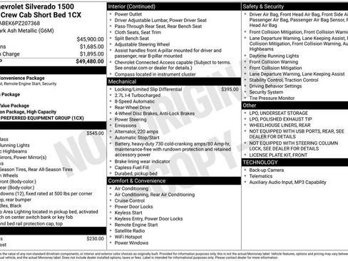 Used 2023 Chevrolet Silverado 1500 Custom RWD image 6