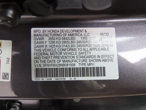 Certified 2022 Honda Pilot Special Edition image 29