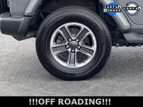 Used 2021 Jeep Wrangler Unlimited Sahara w/ Uconnect 4C Nav & Sound Group image 16