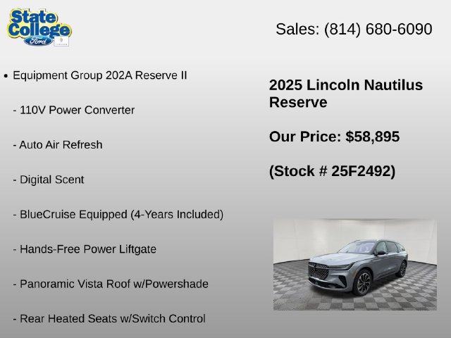 Used 2025 Lincoln Nautilus Reserve AWD/4WD image 6