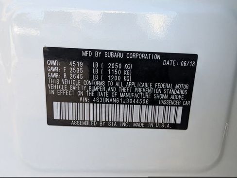 Used 2018 Subaru Legacy 2.5i Limited image 26