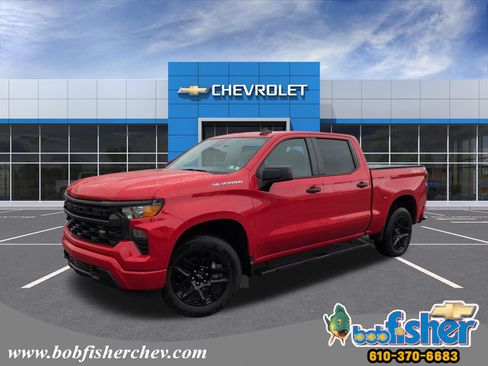 Certified 2024 Chevrolet Silverado 1500 Custom AWD/4WD image 1
