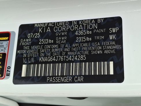 New 2026 Kia K5 GT-Line w/ GT-Line Red Interior Package image 13