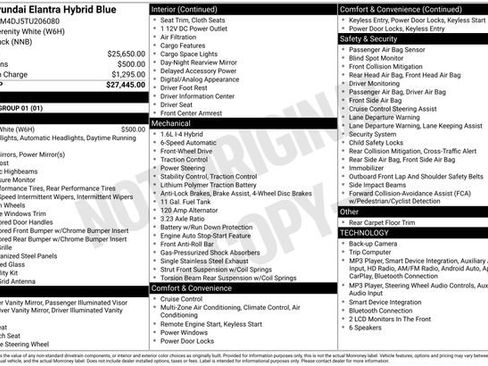Used 2026 Hyundai Elantra Hybrid FWD image 30