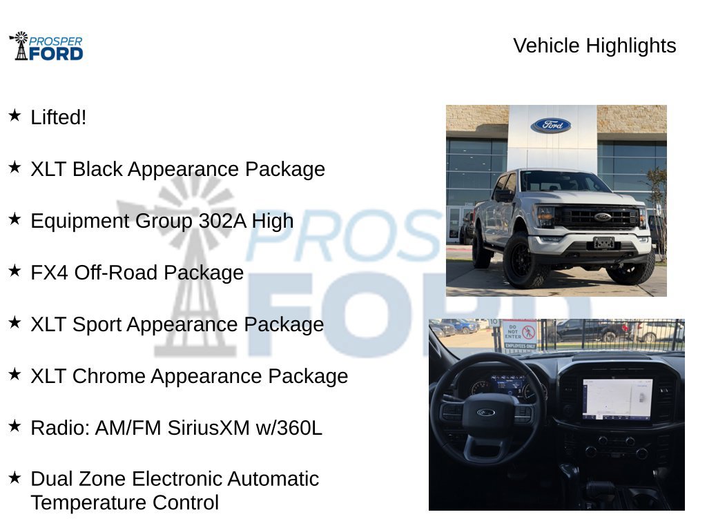 Used 2023 Ford F150 XLT w/ Equipment Group 302A High AWD/4WD image 5