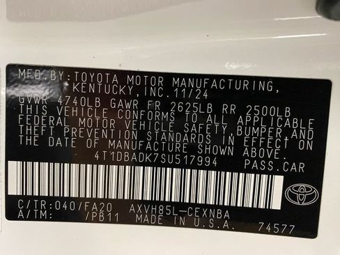 Certified 2025 Toyota Camry LE AWD/4WD image 24