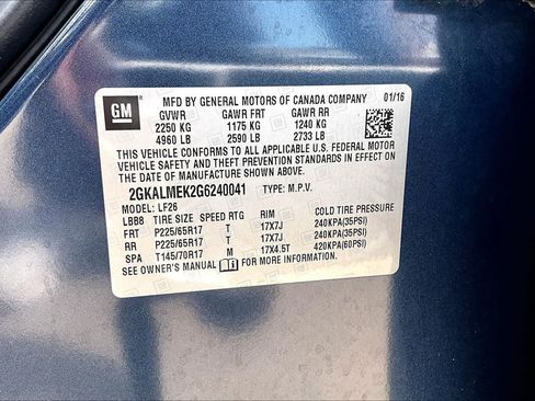 Used 2016 GMC Terrain SLE FWD image 34