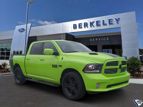 Used 2017 RAM 1500 Sport w/ Sublime Green Sport Package image 1