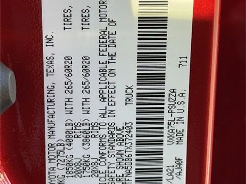 New 2026 Toyota Tundra Platinum image 30