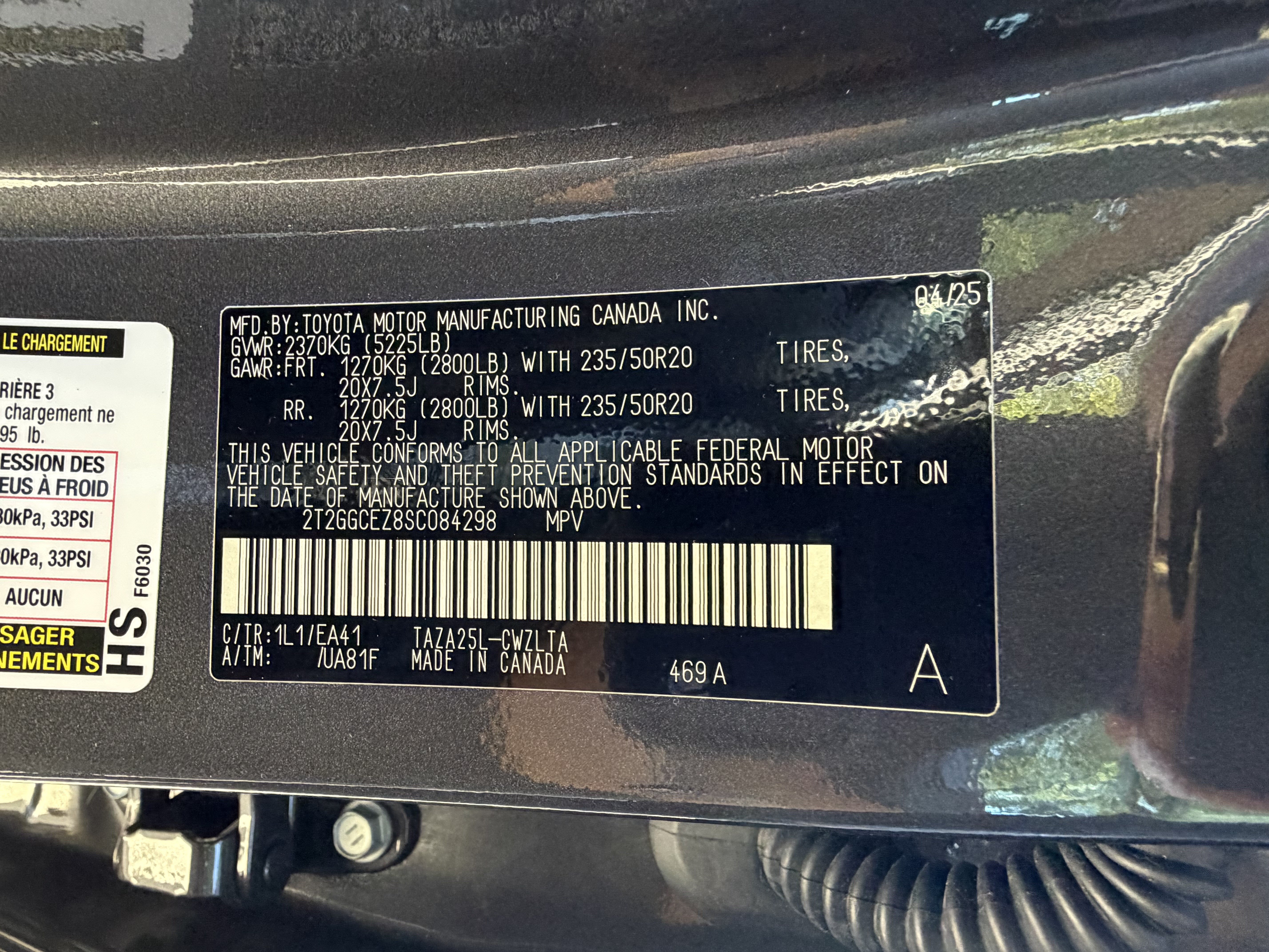 Certified 2025 Lexus NX 350 AWD w/ Accessory Package (2T) image 47