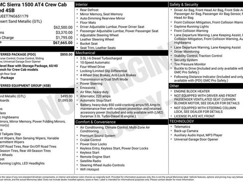 Used 2022 GMC Sierra 1500 AT4 w/ AT4 Preferred Package AWD/4WD image 5