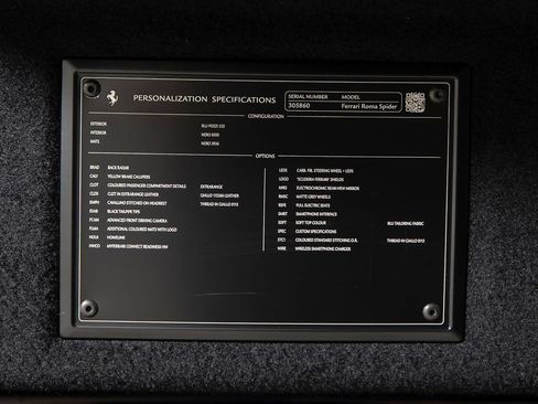 Certified 2024 Ferrari Roma Spider RWD image 42