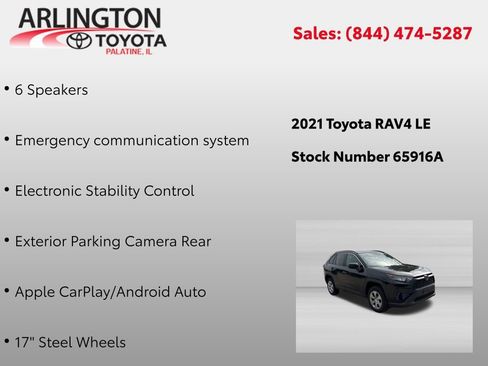 Used 2021 Toyota RAV4 LE AWD/4WD image 4