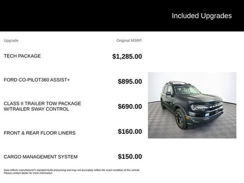 Certified 2022 Ford Bronco Sport Outer Banks w/ Tech Package AWD/4WD image 6