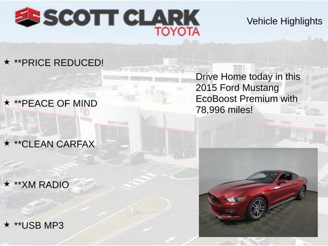 Used 2015 Ford Mustang Premium w/ Equipment Group 201A RWD image 8