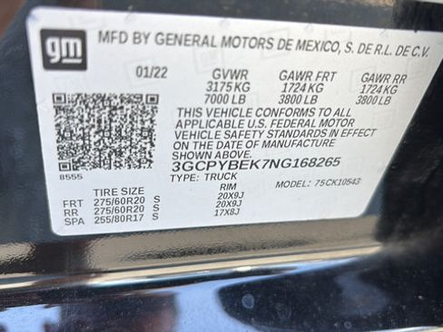 Used 2022 Chevrolet Silverado 1500 Custom AWD/4WD image 15