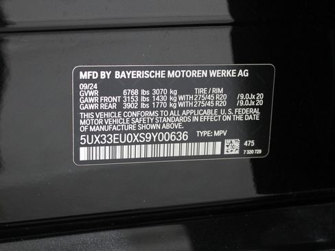 Certified 2025 BMW X5 M60i w/ Parking Assistance Package image 21