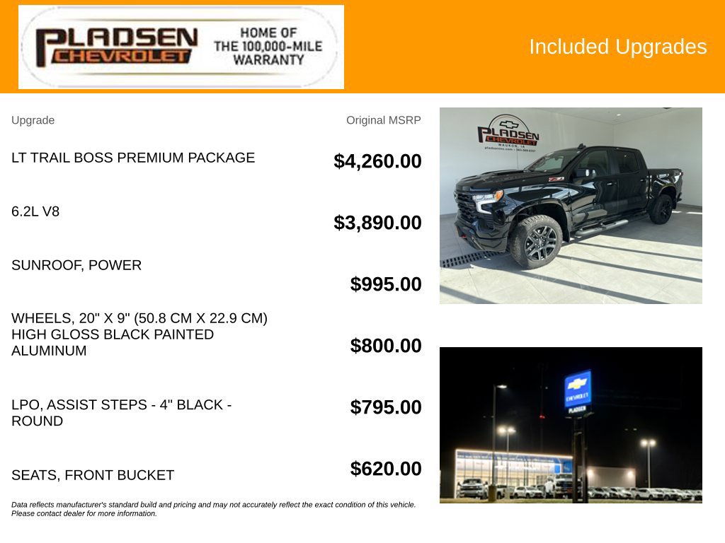 Used 2024 Chevrolet Silverado 1500 LT Trail Boss w/ LT Trail Boss Premium Package AWD/4WD image 5