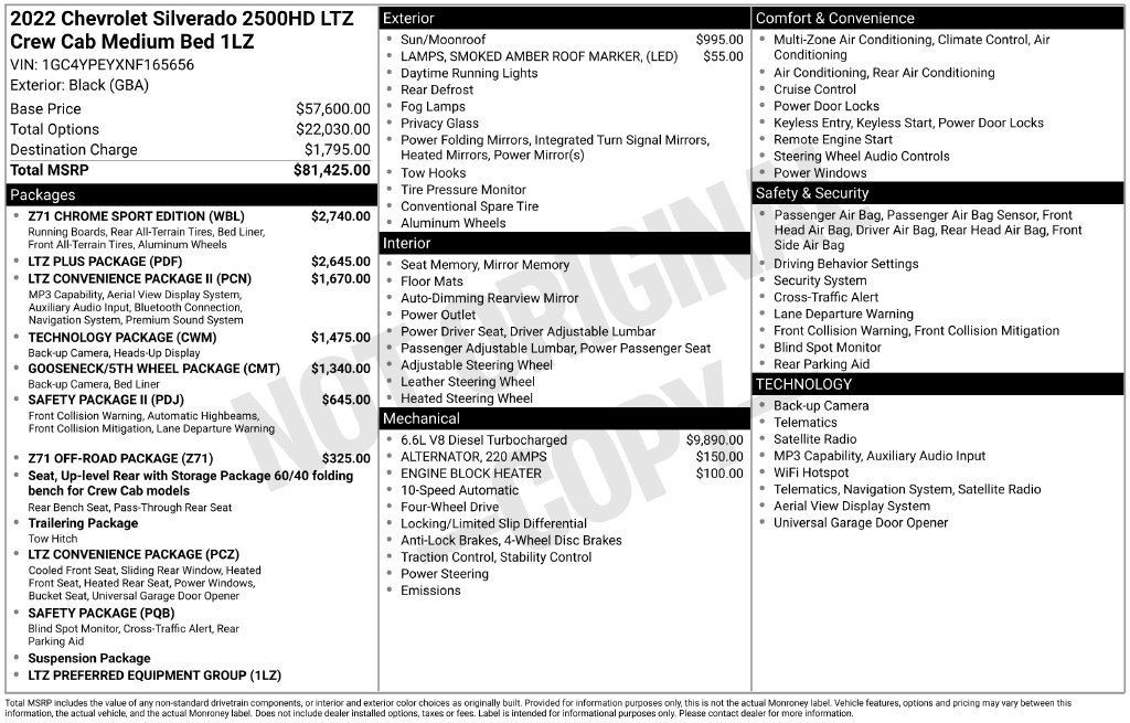 Certified 2022 Chevrolet Silverado 2500 LTZ w/ Z71 Chrome Sport Edition AWD/4WD image 21